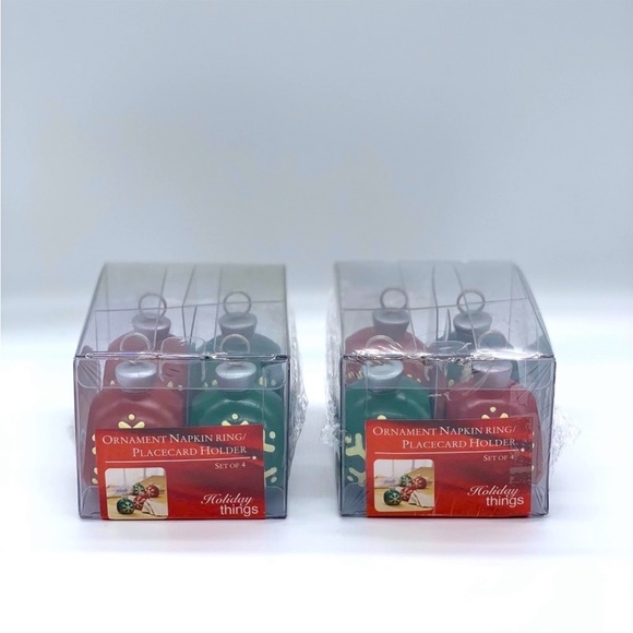 CHRISTMAS PLACECARD NAPKIN RING HOLDER - Picture 2 of 2
